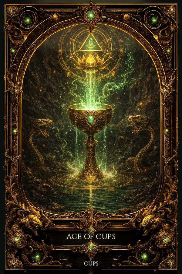 Ace of Cups tarot card artwork