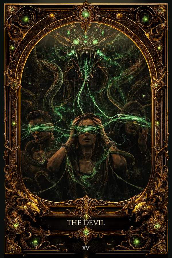 The Devil tarot card artwork