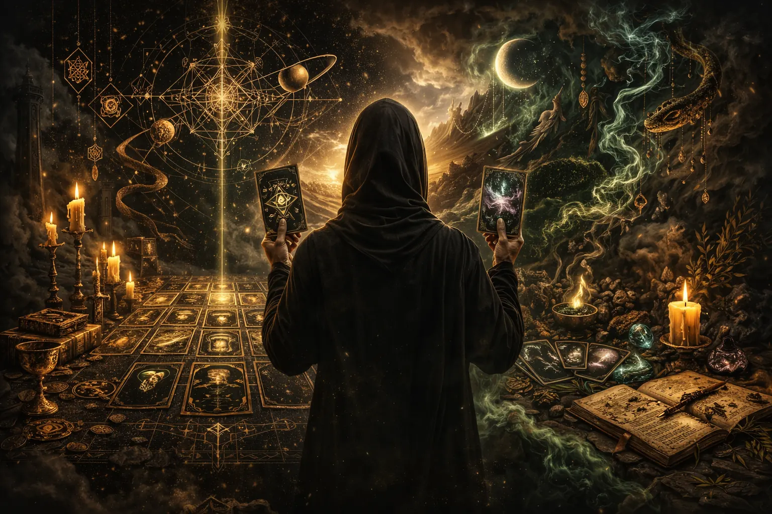 Structured tarot imagery arranged with symbolic consistency and archival order.